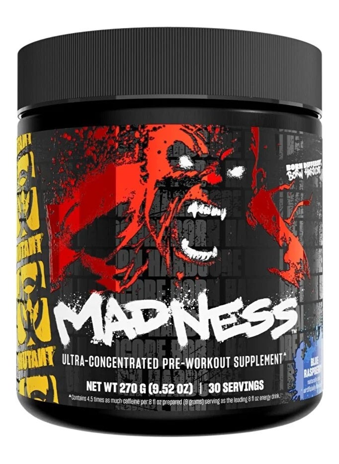 MUTANT MADNESS 270G/30 SERVE BLUE RASPBERRY - Image 1