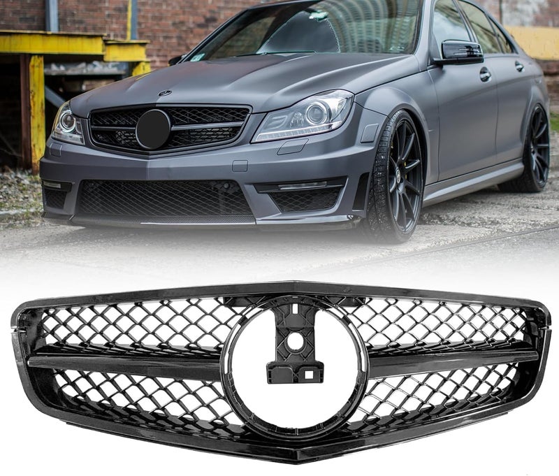 DIBON AUTO W204 AMG Style Front Grille for Mercedes Benz - Image 1