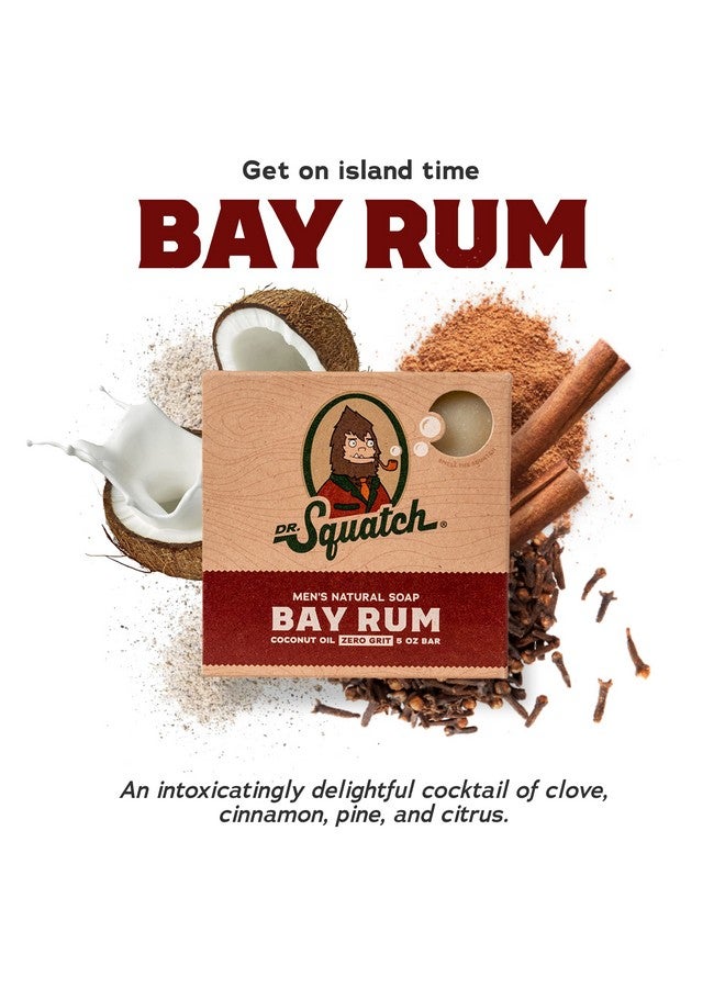 Dr. Squatch All Natural Bar Soap for Men, 5 Bar Variety Pack - Cool Fresh Aloe, Alpine Sage, Spearmint, Bay Rum and Grapefruit IPA - Image 2