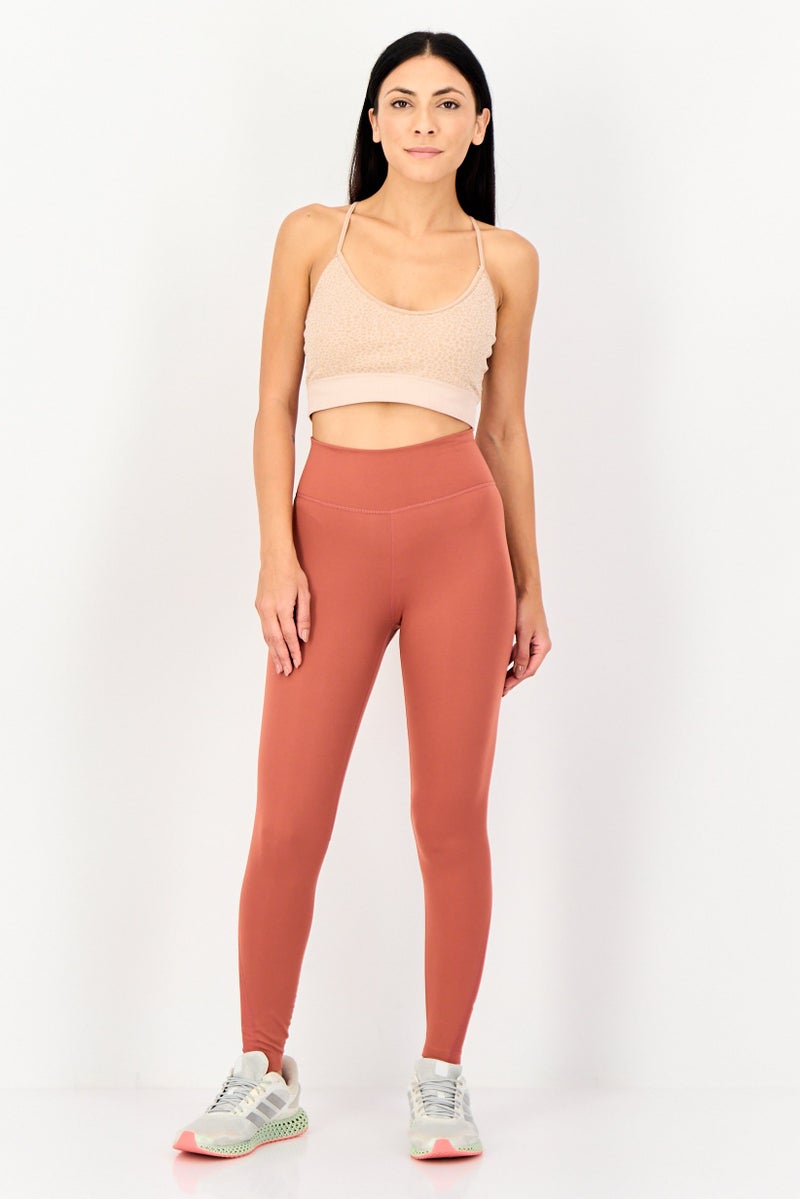 Nike ليغينغز تدريب رياضية للنساء، صدأ - Image 4