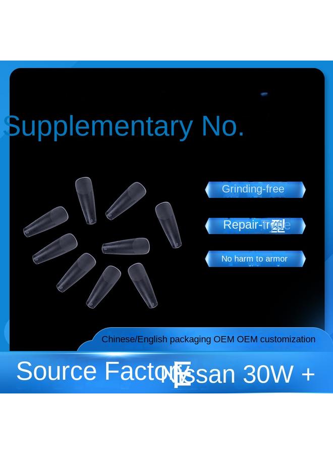 Bluejw Supplement A Single Number To Wear A Seamless Nail Shop Special Nail Patch Ultra-thin Non-grinding Full Patch Half Patch Short  - Image 2