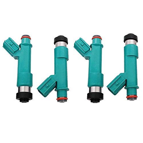 Amrxuts 4pcs/lot 23250-28080 12 Holes Disc Fuel Injectors for 2004-2007 Toyota Highlander 2009-2013 Corolla 2004-2009 Camry 2004-2008 RAV4 Solara 2008-2013 Scion 2.4L 23250-0H060 - Image 1