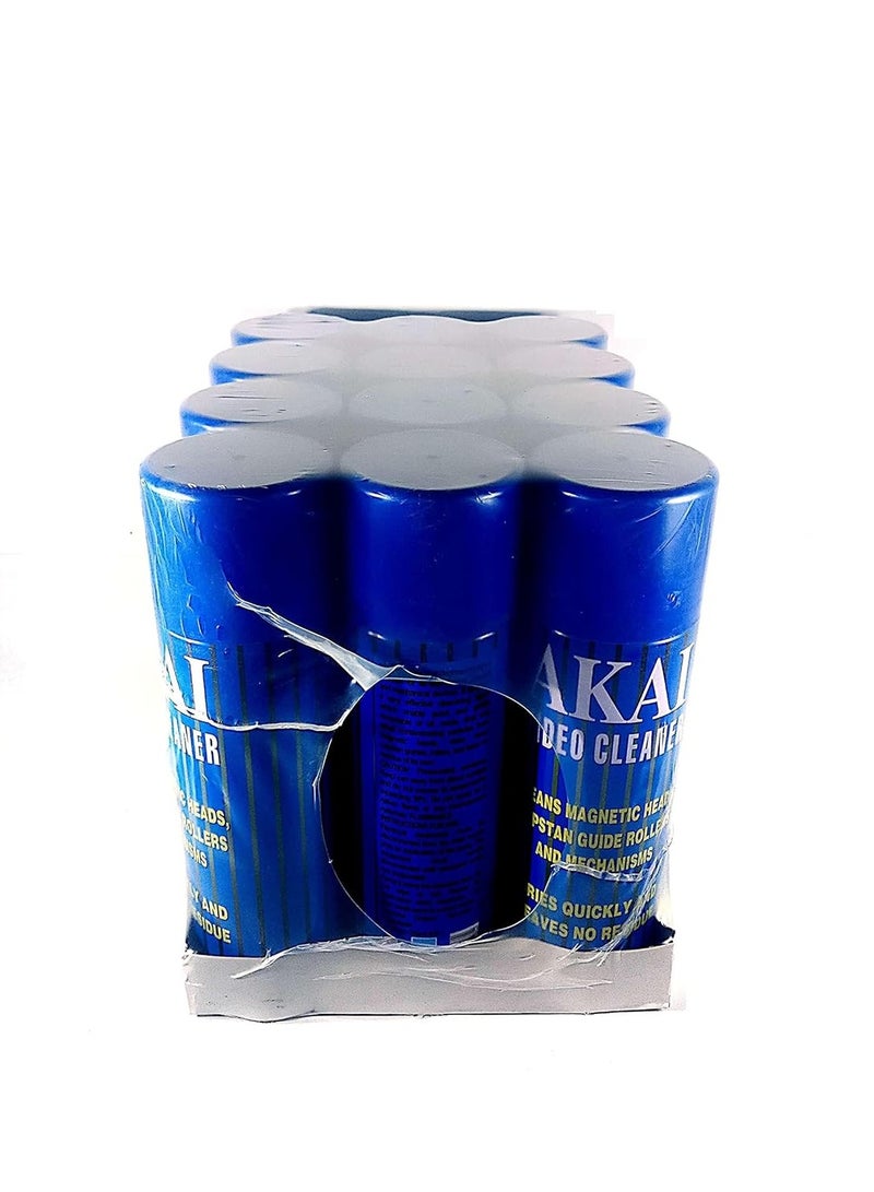 أكاي 12 زجاجه منظف ومنفاخ غبار من اكاي متوافق مع اجهزة البي سي واللابتوب 250 ML - Image 2