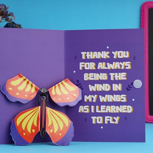Oye Happy - Teacher’s Day Butterfly Greeting Card | Handmade Card for Teacher, Mentor, Sir & Madam | Thank You & Appreciation Card for Teacher’s Day - Image 3