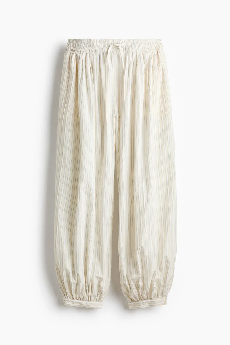 H&M Cotton balloon trousers