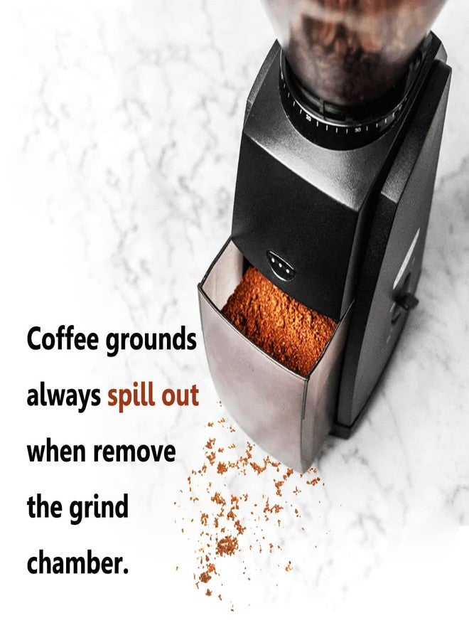 QHAND Coffee Grinder Tray for Baratza Encore Esp, QHAND Coffee Grounds Catch Tray Compatible with Baratza Encore Coffee Grinder (Black) - Image 2