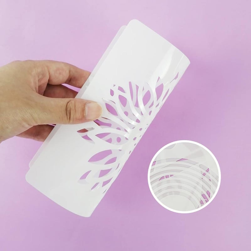 Cliths Peace and Love Stencils 16 Pcs 6x6 Inch Reusable Plastic Stencils for Painting Drawing on Wood Wall Fabric Furniture Paper DIY Art Boho Groovy Hippie Floral Craft Supplies - Image 3