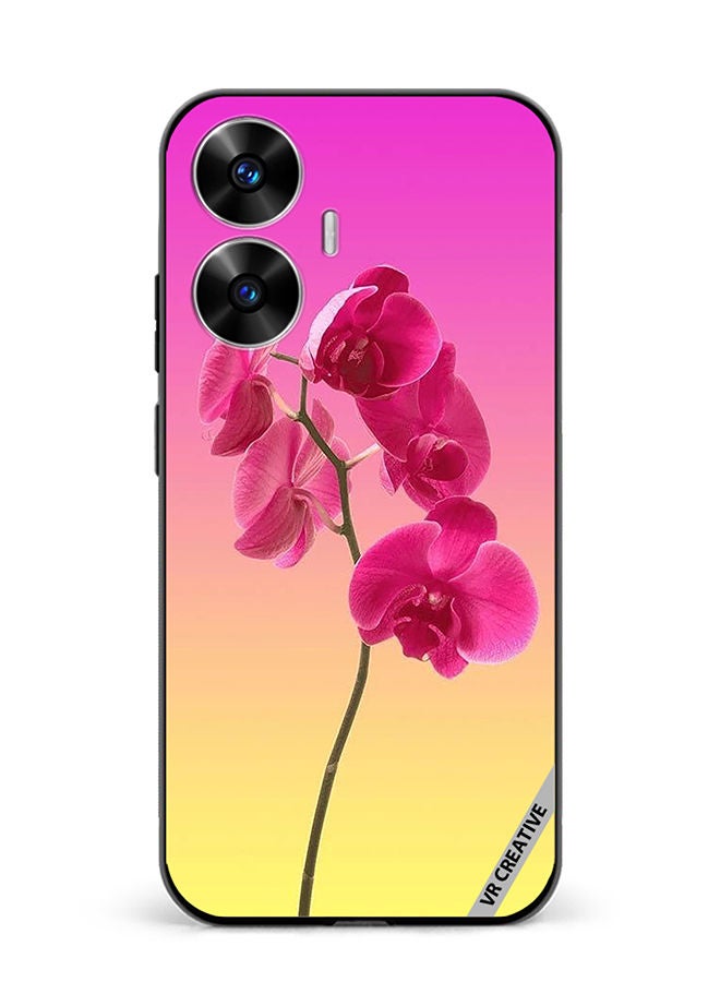 VR CREATIVE Protective Case Cover For Realme C55 Flower Design Multicolour - Image 1