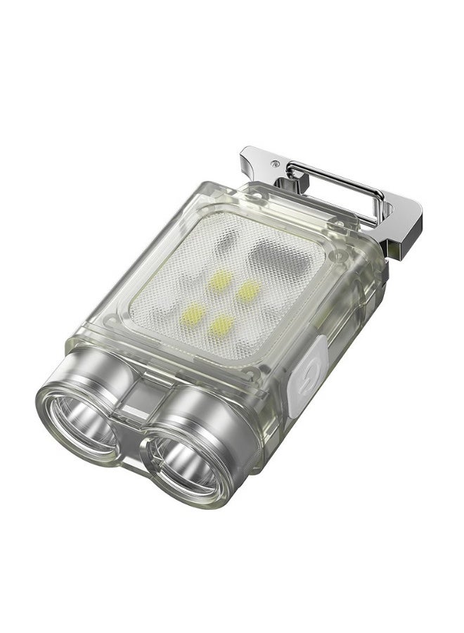 SKT Shiketro High-Intensity Keychain Flashlight, Super Bright, Rechargeable, Multifunctional, Mini Portable Magnetic Work Light for Outdoor Camping - Image 1