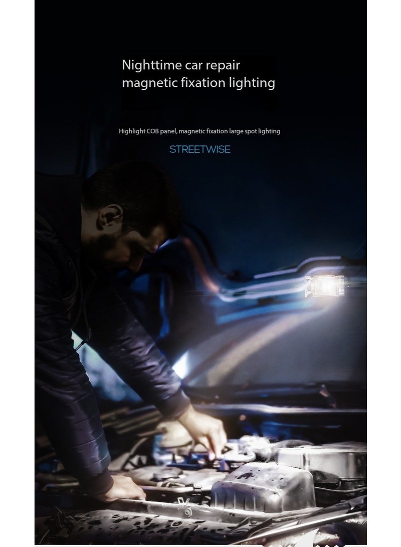 SKT Shiketro High-Intensity Keychain Flashlight, Super Bright, Rechargeable, Multifunctional, Mini Portable Magnetic Work Light for Outdoor Camping - Image 5