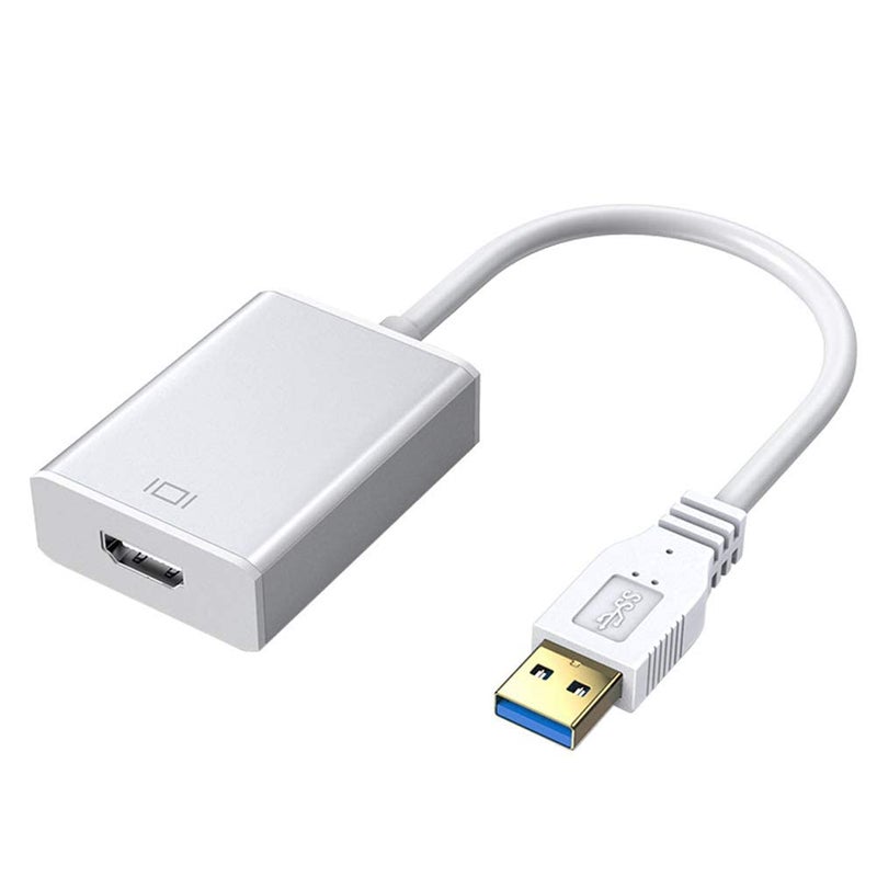 ETZIN USB to HDMI Adaptor USB 3.0 to HDMI 1080P Video Graphics Cable Converter with Audio for PC Laptop Projector HDTV Compatible with Windows XP 7/8/8.1/10[Mac OS not Supported-(EPl-777UG) - Image 1