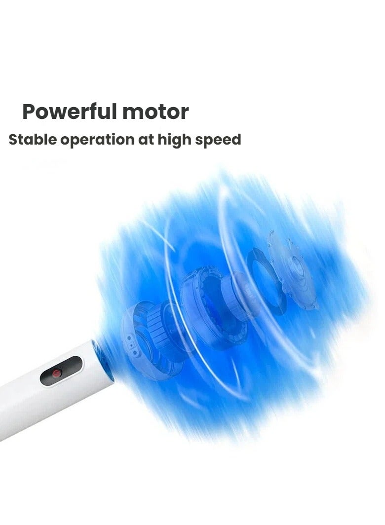 general USB Rechargeable Electric Duster - 360° Rotating Telescopic Dust Brush Cordless for Home Car Office Cleaning - Image 2