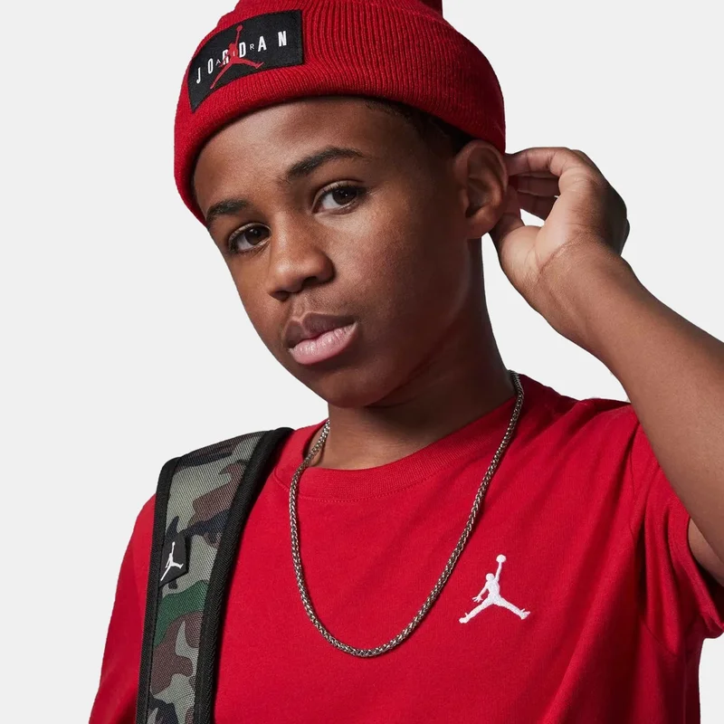 Jordan Red Kids' Jumpman Air Embroidered T-Shirt  | Best Price UAE
