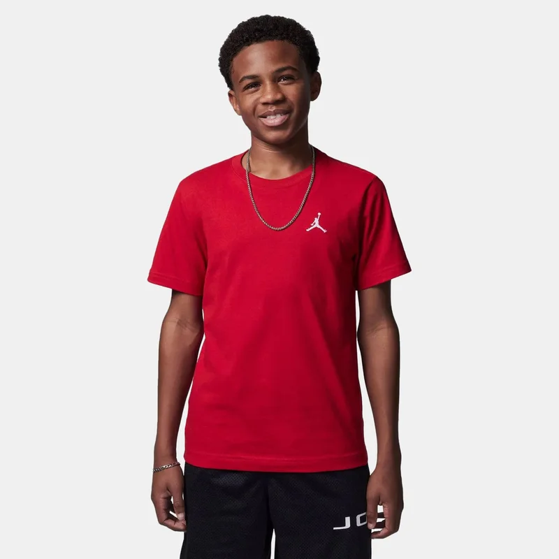 Jordan Red Kids' Jumpman Air Embroidered T-Shirt  | Best Price UAE