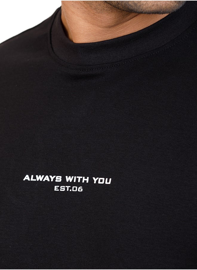 Gentle Park COTTON BLACK T-Shirt  - Image 4