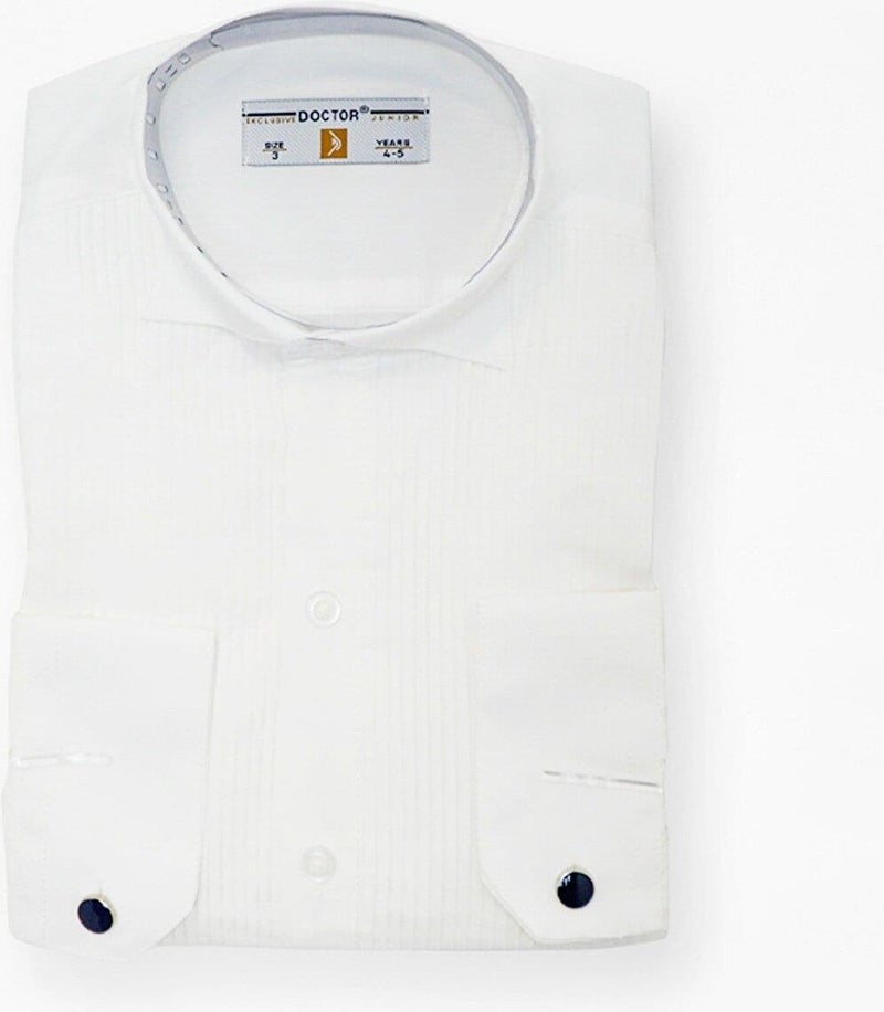 Doctor Junior Pleated Ata Collar Shirt 