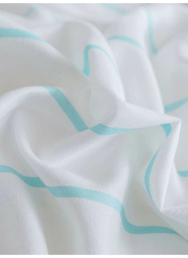 AL RAID 6PCS King Size Bed Sheet Set | Ultra Soft Duvet Cover Set | Fitted Sheet 200x200+25cm | 1 Quilt Cover 220x240cm | 4 Pillow Cases 50x75cm  - Image 2