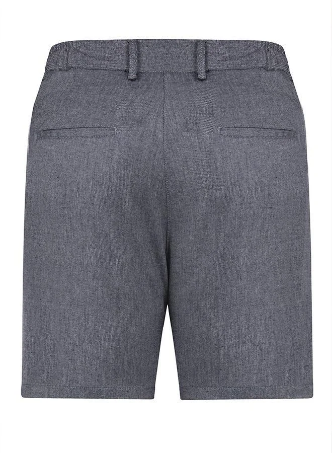 FELIX HARDY Navy Slim fit Chino Shorts for Men for Men | Best Price UAE