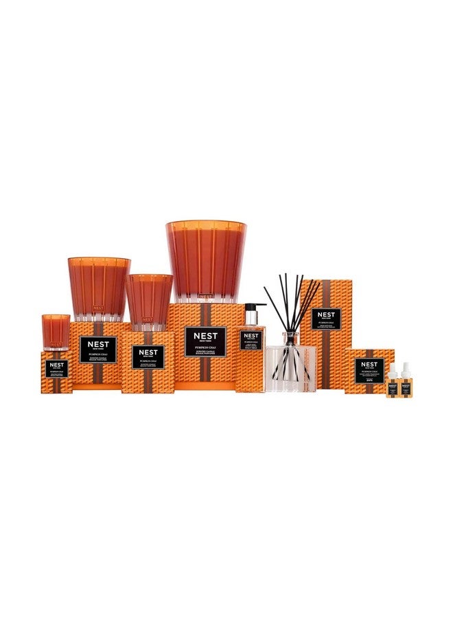 Nest New York NEST New York Scented 3-Wick Candle, Pumpkin Chai - 21.2 oz - Up to 100-Hour Burn Time - Reusable Glass Vessel  - Image 5