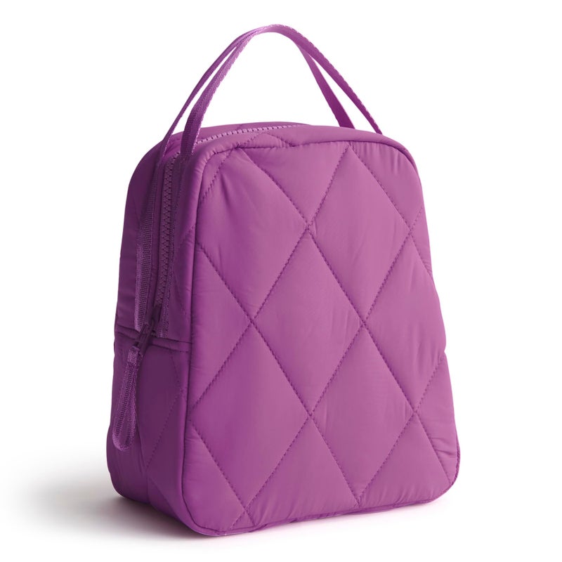 Vera Bradley Women's Featherweight Lunch Bag, Iris Orchid, One Size - Image 1