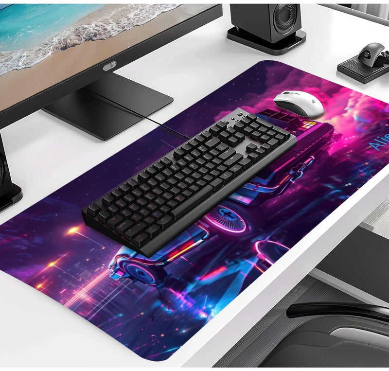 Aliens Extended Gaming Mouse Pad Desk Mat for Computer, Laptop, Keyboard, Smooth Cloth Surface, Nonslip Rubber Base, Compatible with Laser and Optical Mouse, Office, Home 580x280mm (EXT-56) - Image 3