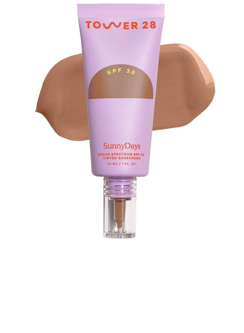 تاور 28 صني ديز كريم أساسي مع واقي شمس 30 مل _45 سيلفر ليك - Image 1