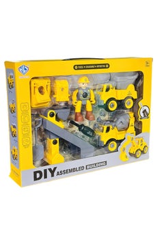 Generic Construction Vehicle Building Set for Kids  - Image 1
