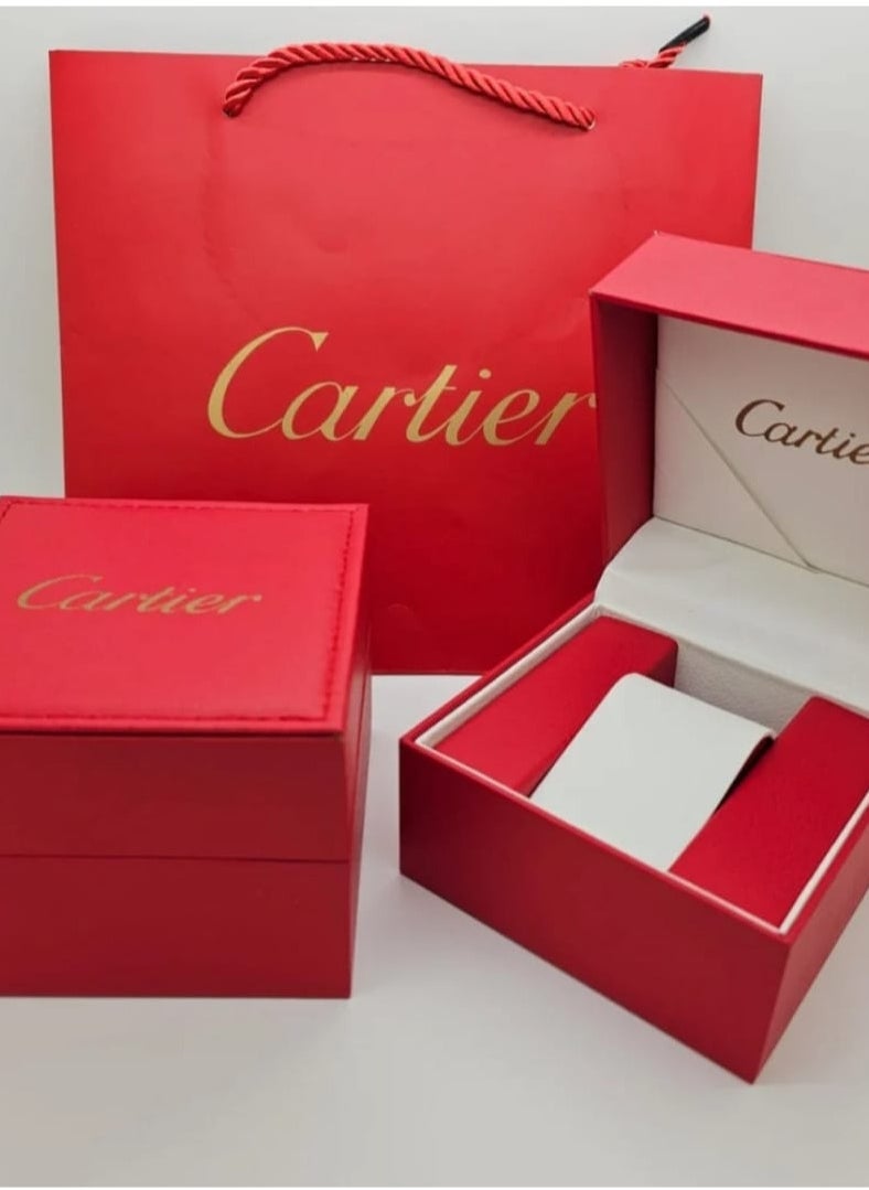 Cartier - Cartier men's luxury watch, Santos model, stainless steel, battery movement - Image 1