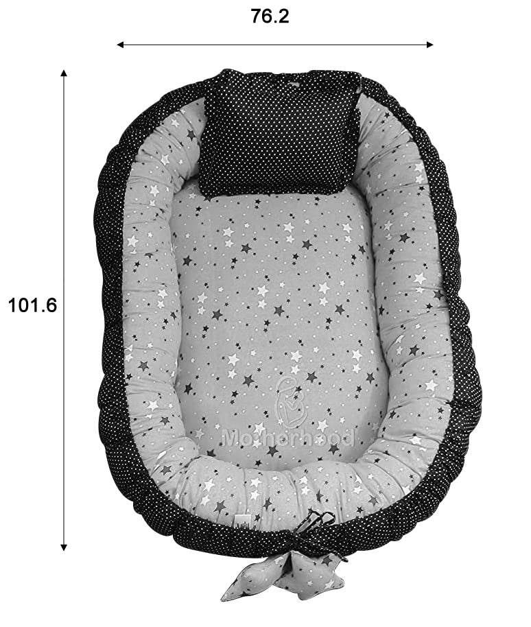 MOTHERHOOD MOTHERHOOD Baby Nest Bed with 3 pc Baby Pillow and 1 Large Baby Blanket Luxury UltraSoft Comfortable Baby Mattress Bed Sleeper Bedding Set coSleeper for Newborn to Toddlers Pink D - Image 4