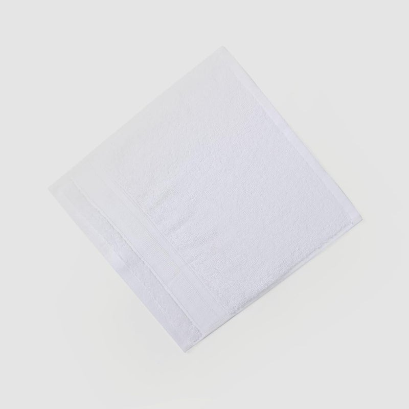 Home Centre Home Centre Colour Refresh Essence Cotton Face Towel White 30x30cm - Image 2