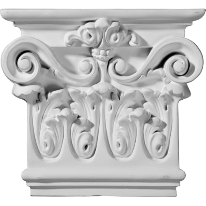 CAP07X01X07AR CAPITAL, 7 7/8"W X 1 7/8"D X 7 1/2"H, FACTORY PRIMED WHITE - Image 1
