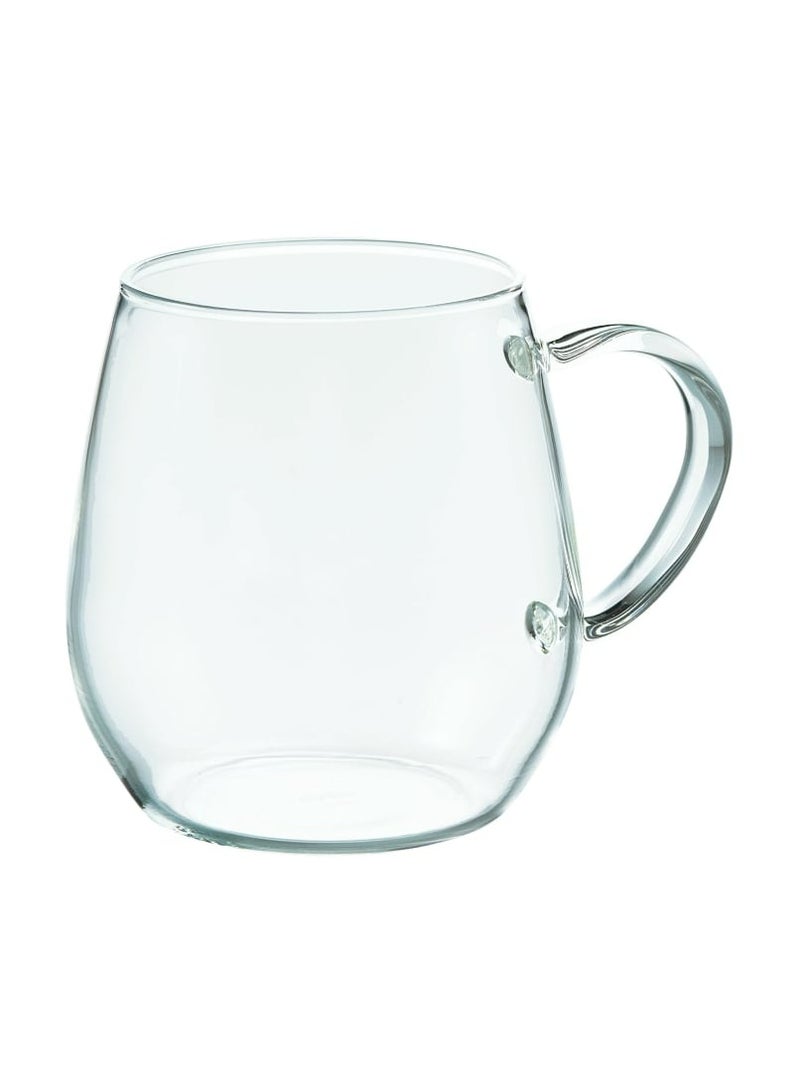 Hario Round Glass Mug Set 360Ml Clear 2 Pieces S - Image 2
