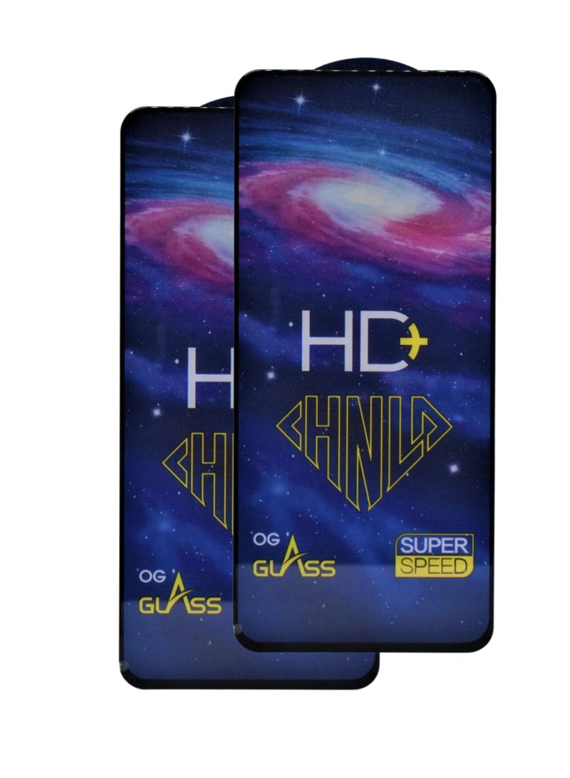 BORTONY 2-Piece 3D Screen Protector For OnePlus Nord N10 Black/Clear - Image 1