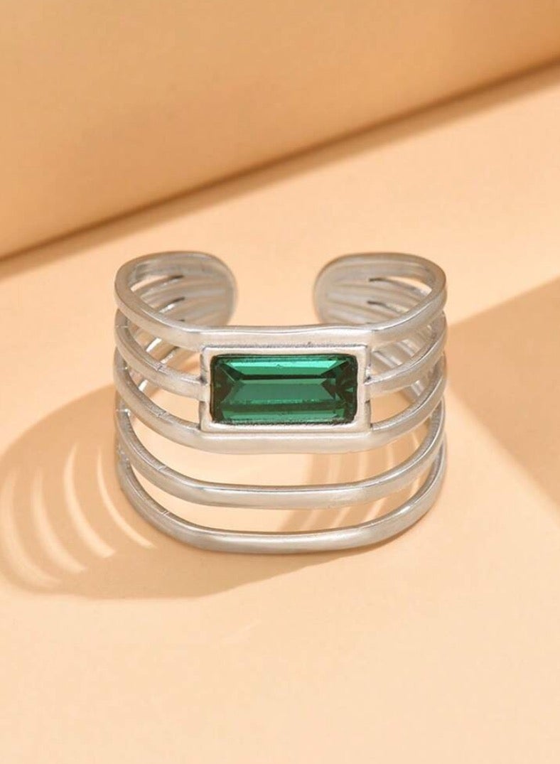 Equal Amazing Silver Stainless Steel Ring For Women One Size - Image 2