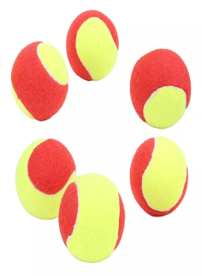 KAVYARA Rubber Tennis Ball for Cricket Soft Tennis Balls Tennis Ball for Tennis Court Lightweight | Tennis Cricket Ball Sturdy Cricket Tennis Ball Turf Cricket Ball Tennis (Pack of 6) - Image 1