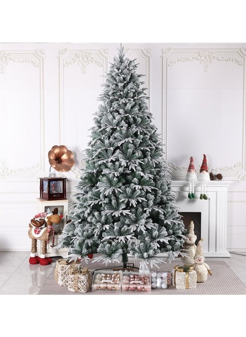 Artificial Christmas Trees 6FT Xmas Tree PE PVC Material Christmas Tree with 755 Branch Tips and Metal Foldable Stand