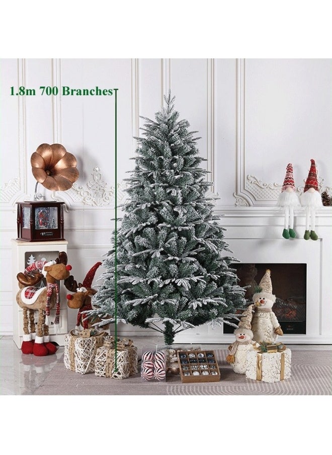 GGEROU Artificial Christmas Trees 6FT Xmas Tree PE PVC Material Christmas Tree with 755 Branch Tips and Metal Foldable Stand  - Image 5