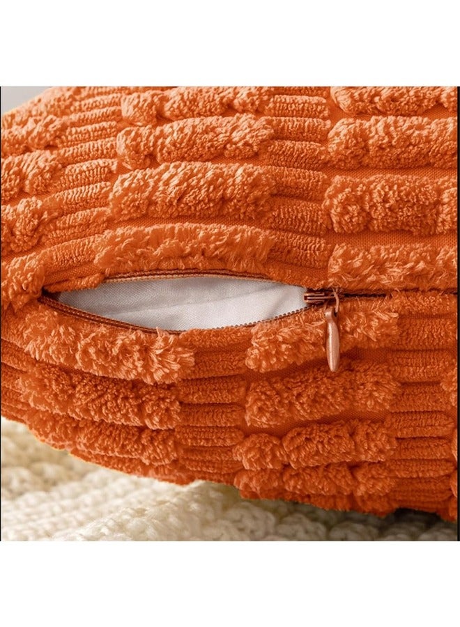 MVAQKLM  2 Pack Cushion Covers Soft Cozy Plush Short Faux Wool Velvet Decorative Sofa Throw Pillow Covers Luxury Cushion Case Pillow Shell for Couch Sofa Bedroom Pillow Square 45X45cm（18X18inch） - Image 3