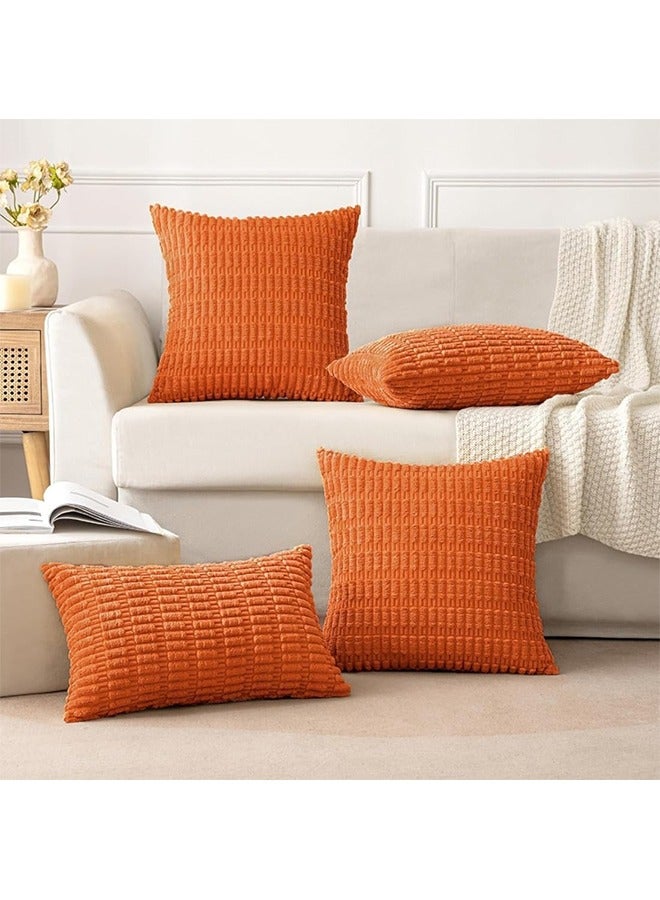 MVAQKLM  2 Pack Cushion Covers Soft Cozy Plush Short Faux Wool Velvet Decorative Sofa Throw Pillow Covers Luxury Cushion Case Pillow Shell for Couch Sofa Bedroom Pillow Square 45X45cm（18X18inch） - Image 5