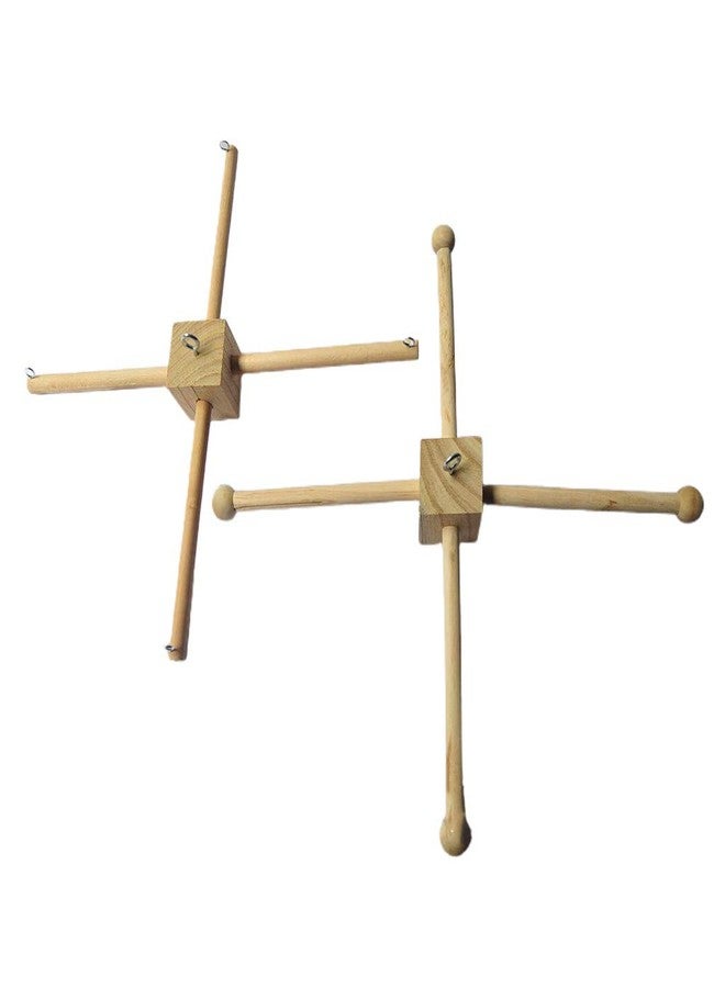 فوشان حامل جوال خشبي للأطفال من فوشان إدكسكا، إطار حامل جوال لسرير الأطفال، حامل جوال للأطفال مصنوع من الخشب الطبيعي، جرس سرير - Image 2