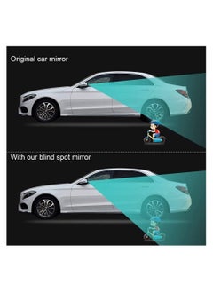 RATSAW 2 Pcs Blind Spot Car Mirror Universal Rainproof 360 Degree Adjustable Car Visual Aid Mirror Reusable Rearview Mirror With Sucker For Cars Trucks  - Image 5