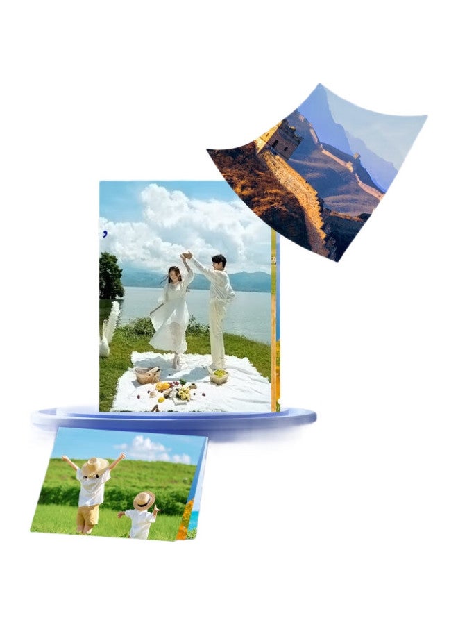 NVV 4R (6 Inch) 230G High Gloss Photo Paper, Photo Printing Paper, Inkjet High Gloss Photo Paper, 100 Sheets/Pack, Bq-Xp6 - Image 1