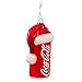 Coca-Cola Kurt Adler 4-1/2-Inch Glass Can with Santa Hat Ornament - Image 2