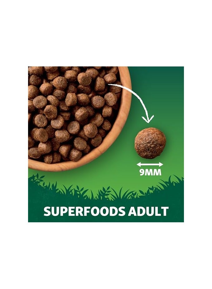 Superfoods Complete Grain Free Hypoallergenic Salmon with Veg Dry Adult Dog Food 1.7kg (Pack of 4) - Made with All Natural Ingredients