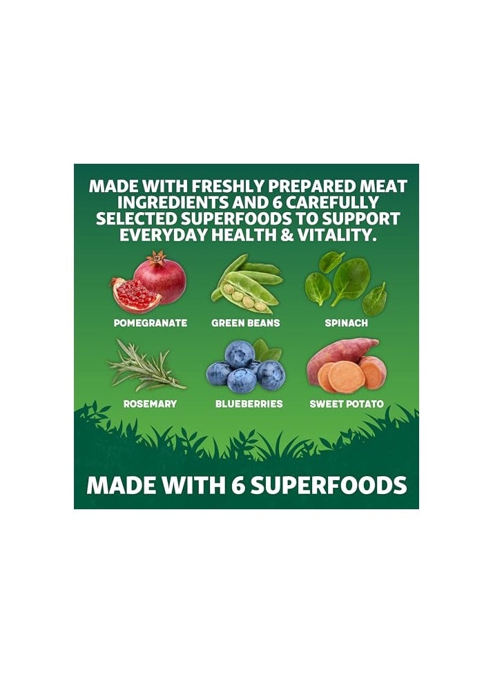 Superfoods Complete Grain Free Hypoallergenic Salmon with Veg Dry Adult Dog Food 1.7kg (Pack of 4) - Made with All Natural Ingredients