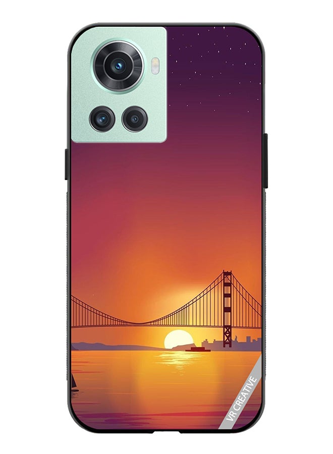 VR CREATIVE Protective Case Cover For OnePlus Ace Red Butterflies Design Multicolour - Image 1