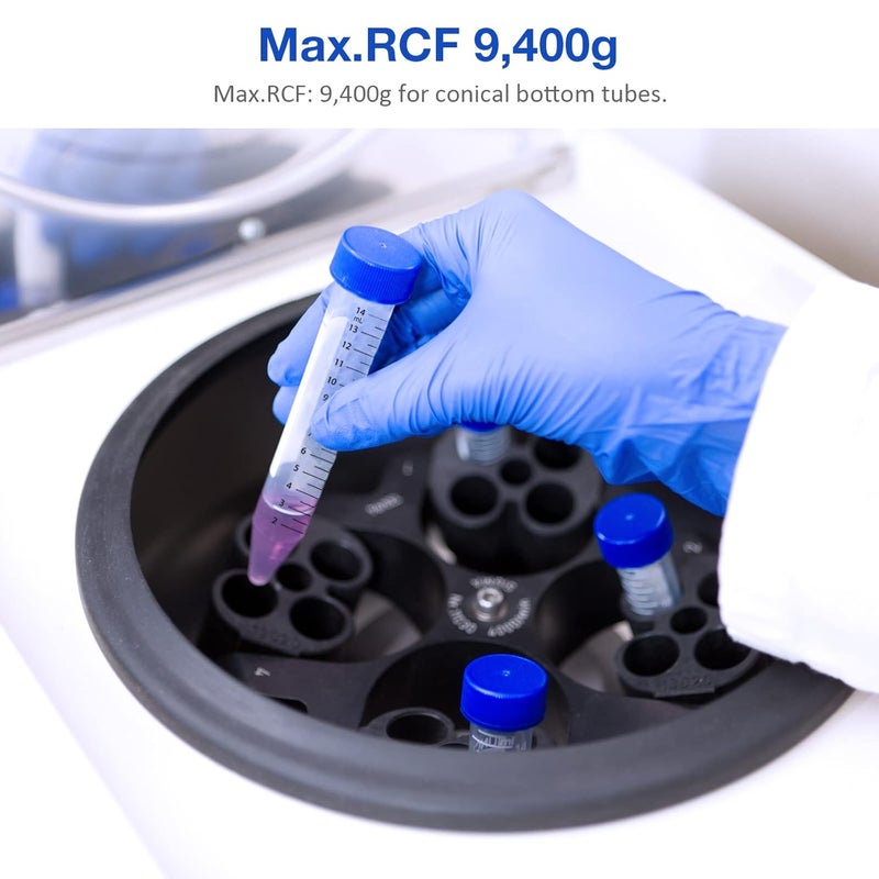 Simpure Albert's Filter 15ml Centrifuge Tubes with Screw caps, Conical Bottom Graduated Marks, Sterile PP Non- pyrogenic, DNase/RNase Free, Pack of 50rogenic, DNase/RNase Free, Pack of 50 - Image 2