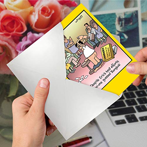 NobleWorks Funny Birthday Greeting Card with 5 x 7 Inch Envelope (1 Card) Bday Bangkok Family Game 8300Z - Image 5