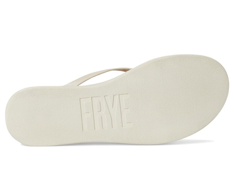 Frye Women Maya Buckle Thong Sandals Ivory 8.5 Medium - Image 3