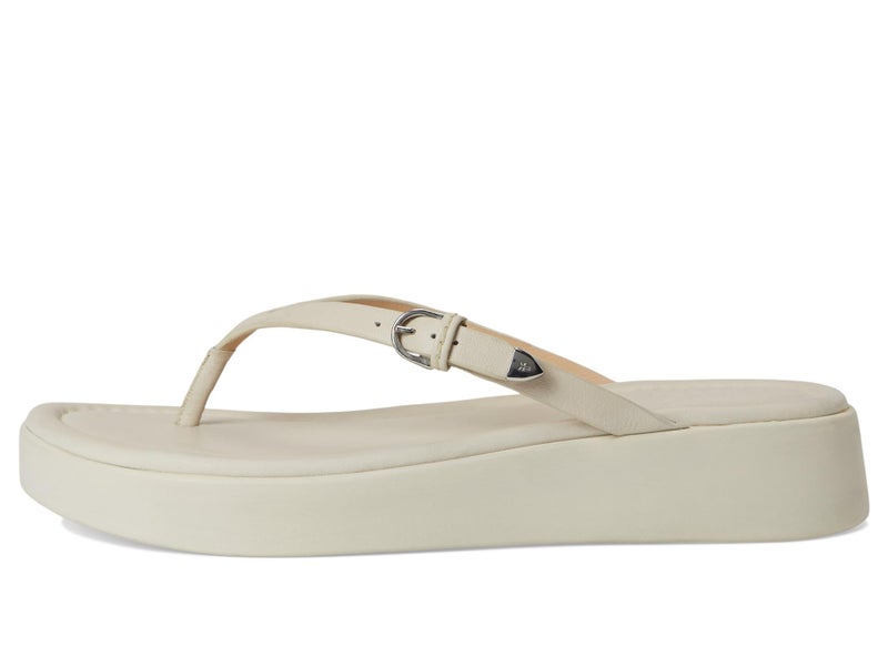 Frye Women Maya Buckle Thong Sandals Ivory 8.5 Medium - Image 4